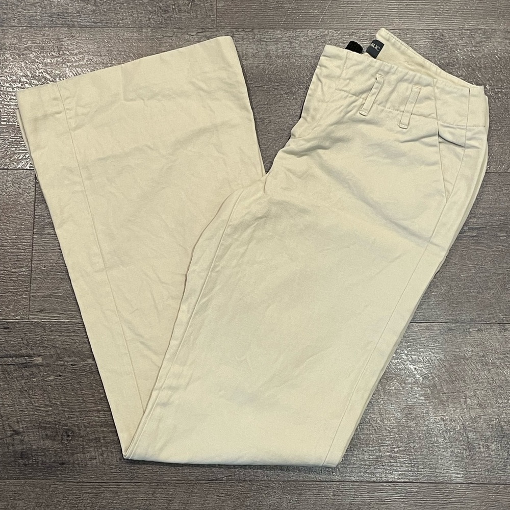 Banana Republic Khaki Color Martin Linen Blend Pants Size 0